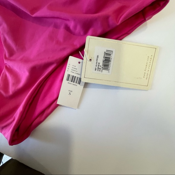 Pink one piece bikini: Boamar for Anthropologie - Picture 6 of 8